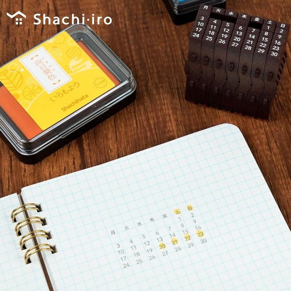 Shachi-Iro - Perpetual Calendar - Japanese Edition - Stamp Set