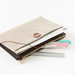 MD Yuru Log Notebook Cover - Beige