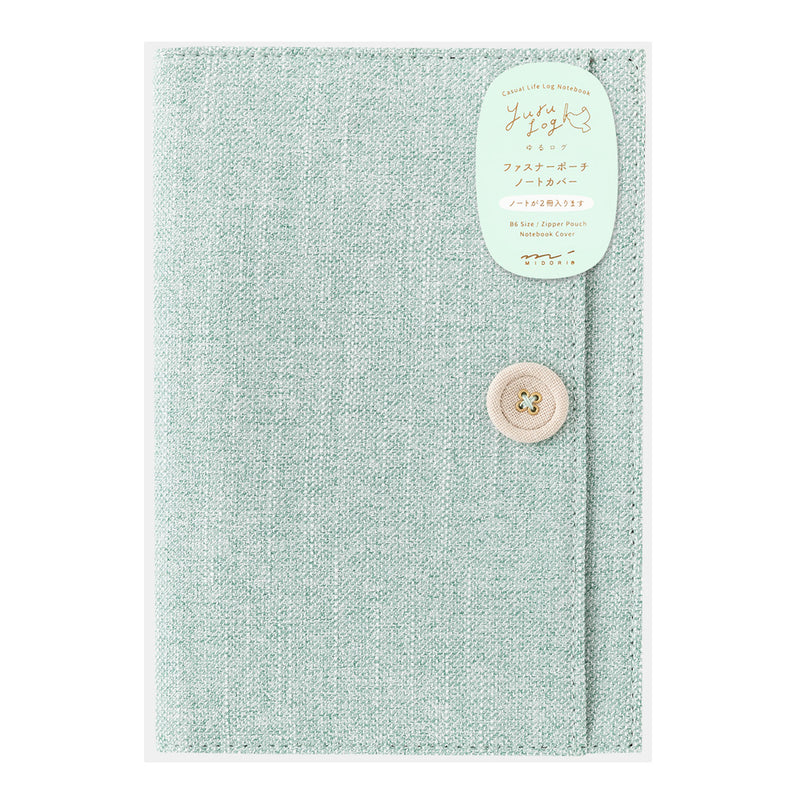 MD Yuru Log Notebook Cover - Light Blue