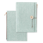 MD Yuru Log Notebook Cover - Light Blue