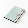 MD Yuru Log Notebook Cover - Light Blue