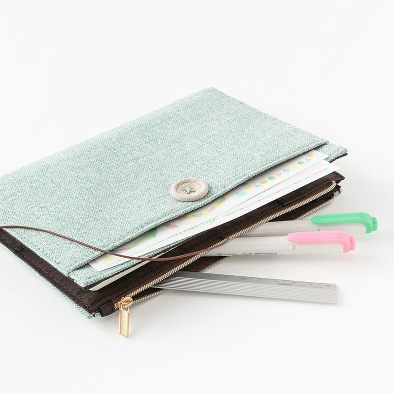 MD Yuru Log Notebook Cover - Light Blue