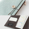 MD Yuru Log Notebook Cover - Light Blue