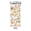 Adult Picture Book Sticker Sheet - Korean Dishes