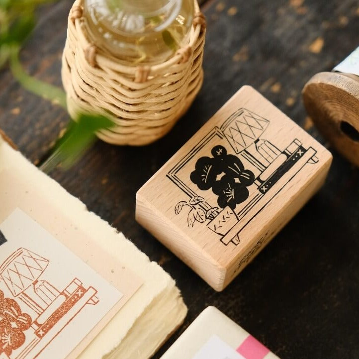 OURS Rubber Stamp - On the Wall