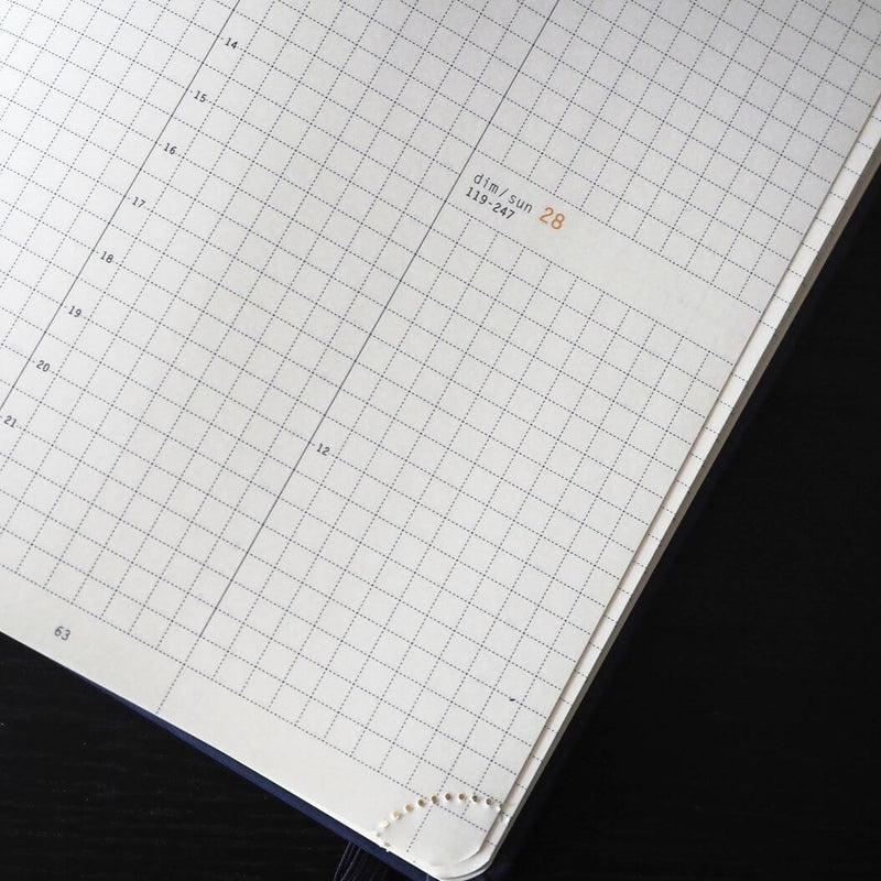 Rhodia Webplanner 2024 - format A6 - grille d'agenda horizontaIe/ Pce