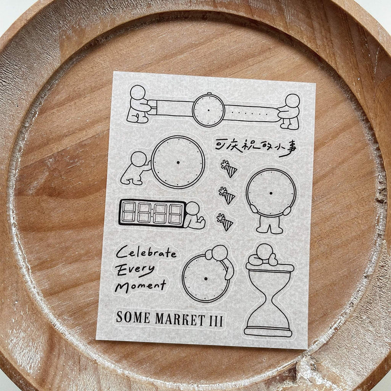 SOMe Market 3.0: Documenting Time Washi Sticker Sheet