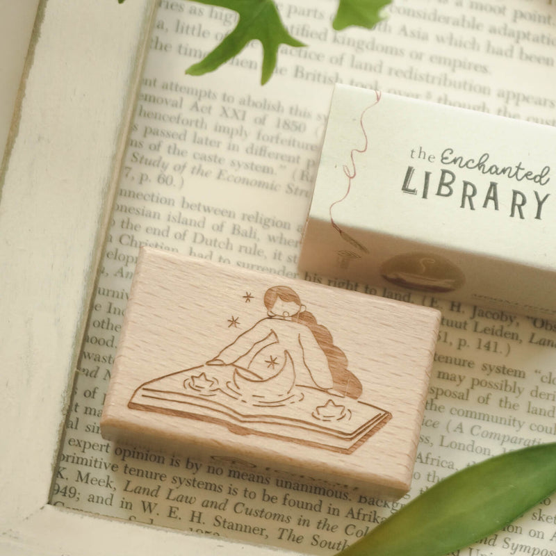 teayou Rubber Stamp: The Enchanted Library Collection