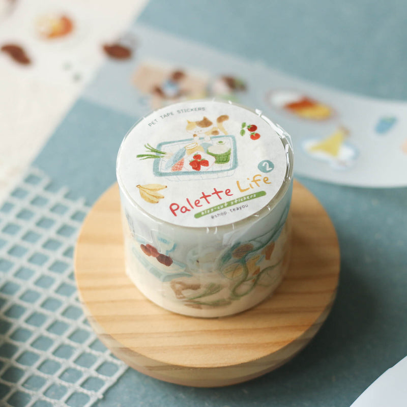 teayou Die-Cut PET Tape: Palette Life 2