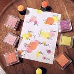 a kind of cafe Mini Ink Pad | Stamp It Colors {Orange/Yellow}