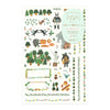 MD Yuru Log 2-Sheet Stickers - Forest Animal