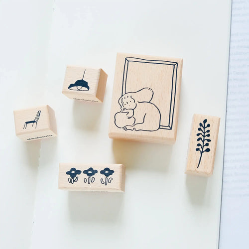 Ajassi Rubber Stamp - Round Series – Sumthings of Mine