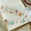 teayou Die-Cut PET Tape: The Enchanted Library