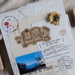 Hi Bear Journal Rubber Stamp