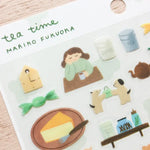 Mariko Fukuoka Sticker Sheet - Tea Time