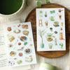 teayou Print-On Stickers - Matcha Garden