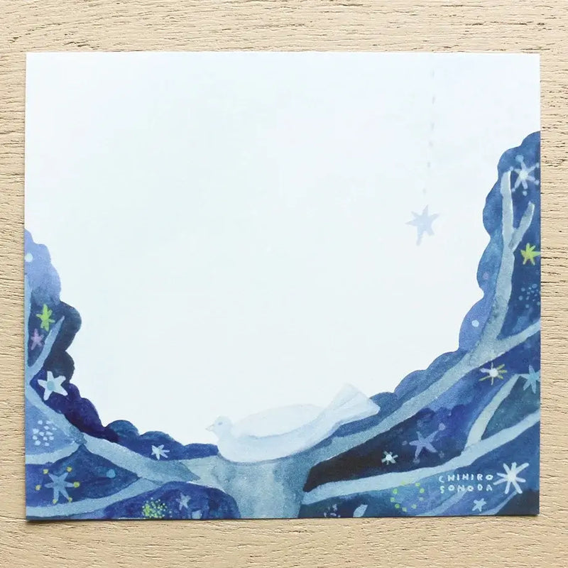 Chihiro Sonoda Memo Block - Starry Day