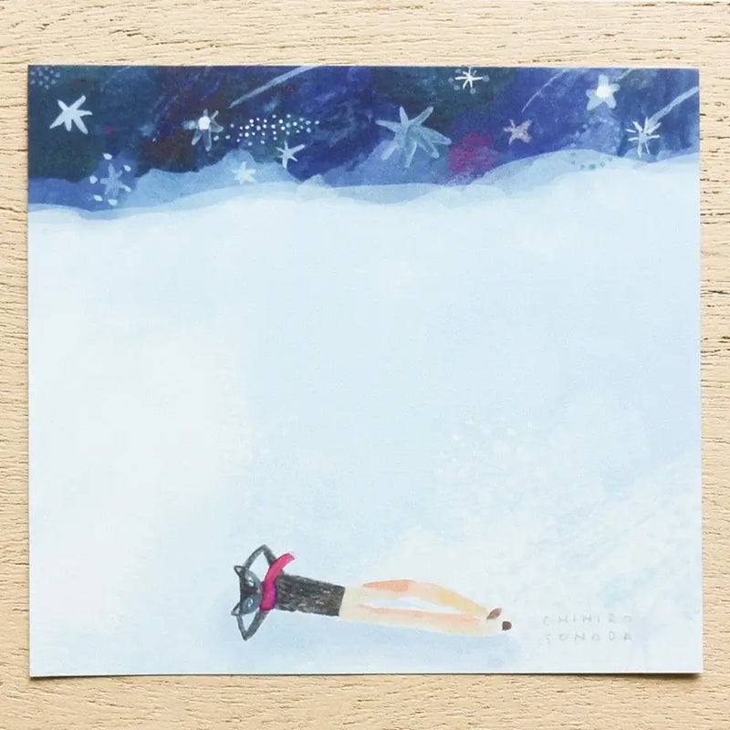 Chihiro Sonoda Memo Block - Starry Day