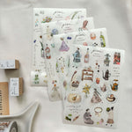 Pion Die-Cut Stickers: Teatime