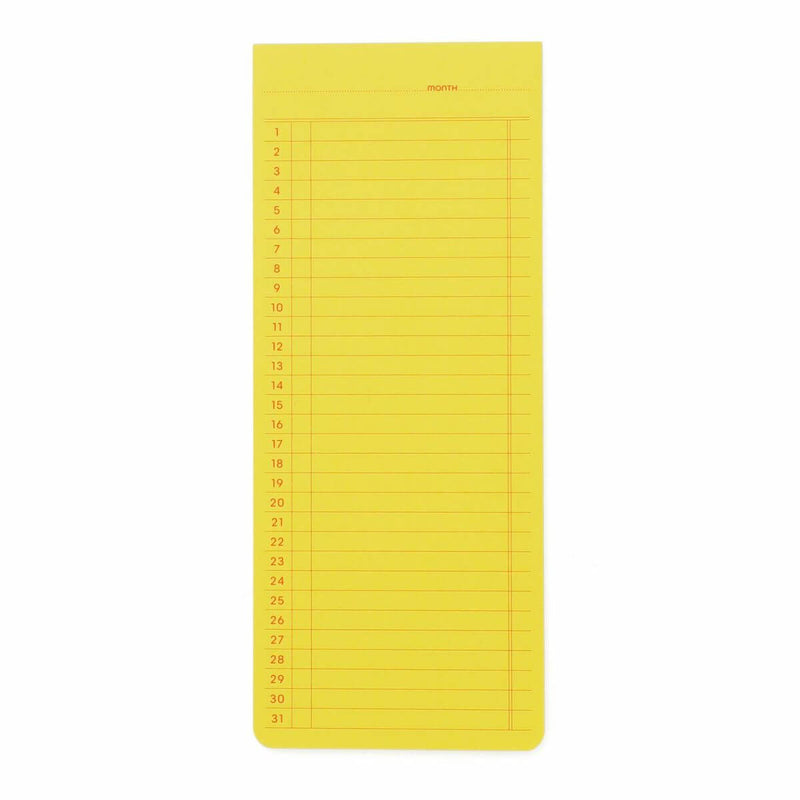 Penco Sticky Memo Pad Monthly