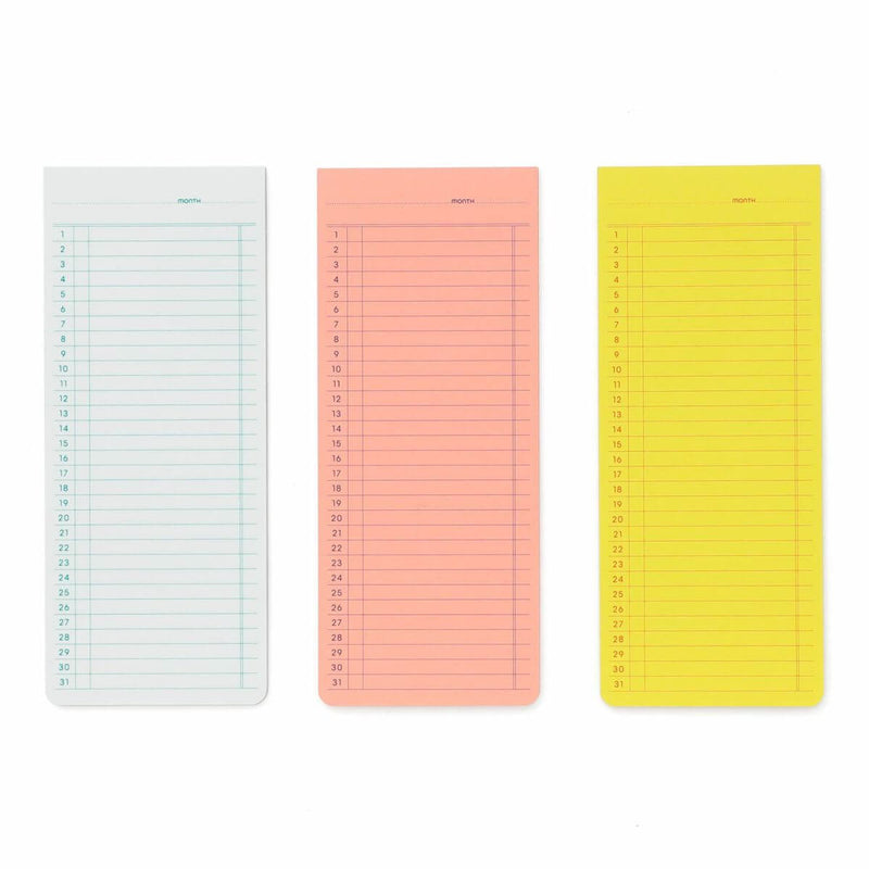 Penco Sticky Memo Pad Monthly