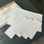 Oeda Letterpress 4 Ornament Label Book【Sakura・Mizuasagi】