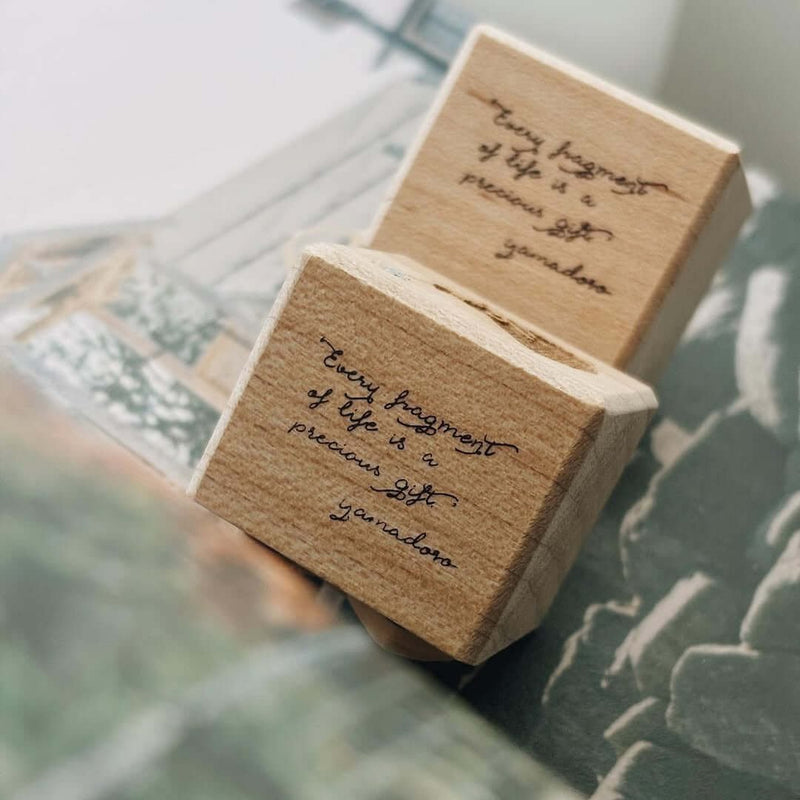 Yamadoro Rubber Stamp - Precious gift