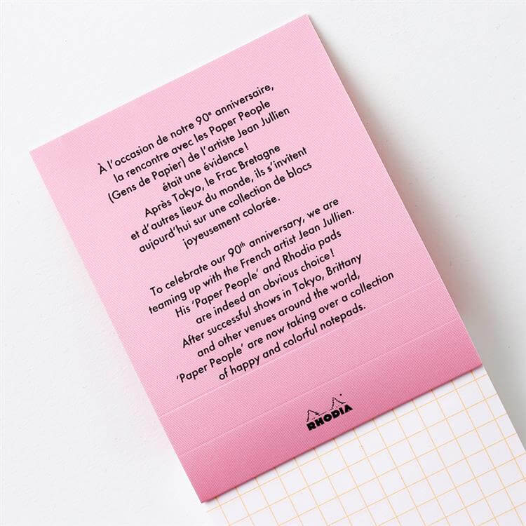 Rhodia x Jean Jullien 90th Anniversary Limited Edition Stapled Notepad // No.11