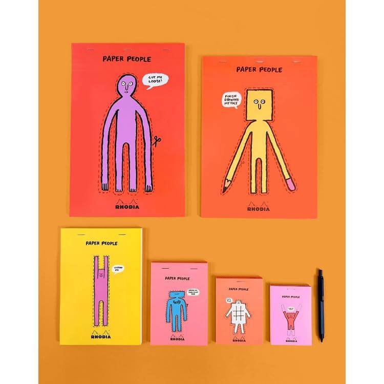 Rhodia x Jean Jullien 90th Anniversary Limited Edition Stapled Notepad // No.11