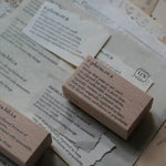 LCN Rubber Stamp - Word (ephemera)