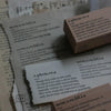 LCN Rubber Stamp - Word (ephemera)