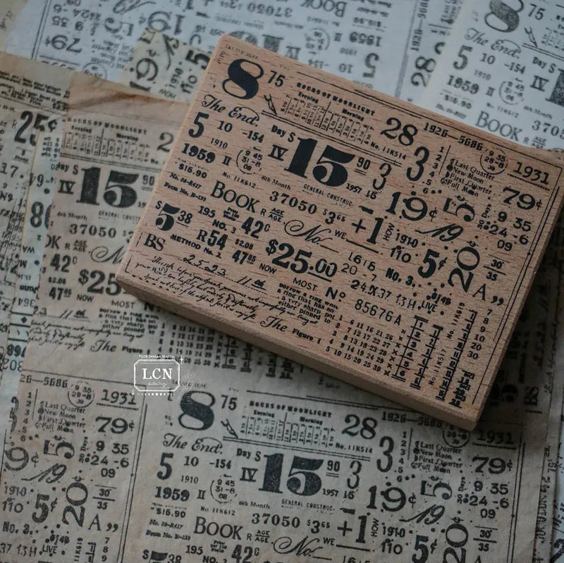 LCN Rubber Stamp - Ephemera 815