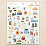 Mariko Fukuoka Sticker Sheet - Let's go on a trip