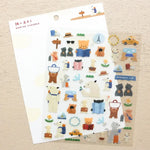 Mariko Fukuoka Sticker Sheet - Let's go on a trip