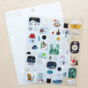 Nishi Shuku Sticker Sheet - Scene