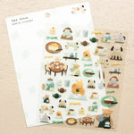 Mariko Fukuoka Sticker Sheet - Tea Time