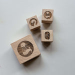 Year of Snake Lucky Rubber Stamp