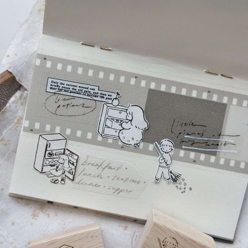 som x msbulat Rubber Stamp: In Search of Ourselves Through Time