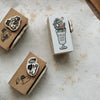 som x yamadoro Double-Sided Rubber Stamp: Time