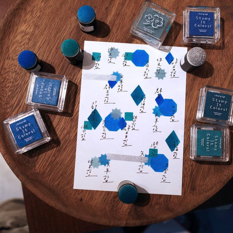 a kind of cafe Mini Ink Pad | Stamp It Colors {Blue}