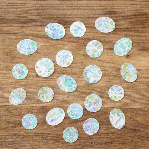 Shimizu Miku Sticker Flakes | Tangerine Colour