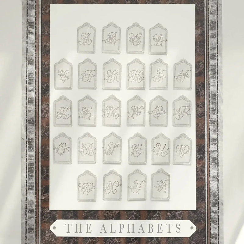 The Alphabets Rubber Stamp