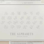 The Alphabets Rubber Stamp