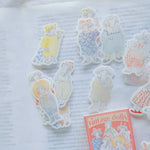 dodolulu Matchbox Sticker Flakes: Vintage Dolls