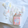 dodolulu Matchbox Sticker Flakes: Vintage Dolls