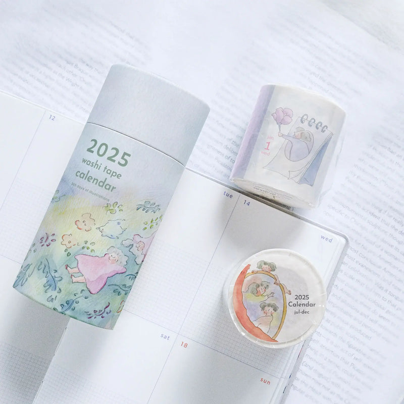 dodolulu 365-Days Calendar Washi Tape 2025