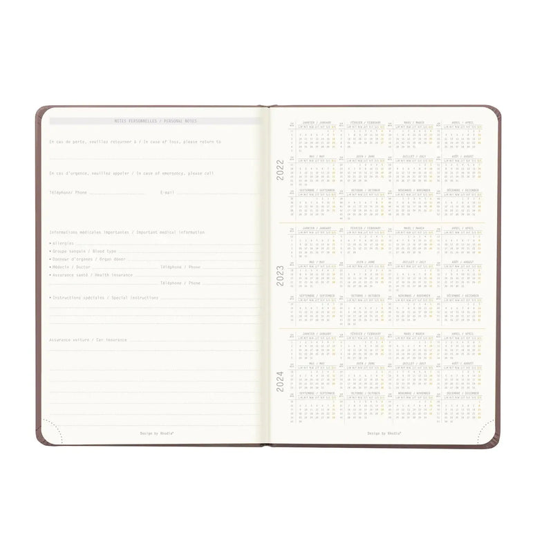 Rhodia Webplanner 2025 - Horizontal Grid