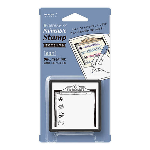 Midori Paintable Stamp Pre-inked habit tracker – WashiWednesday