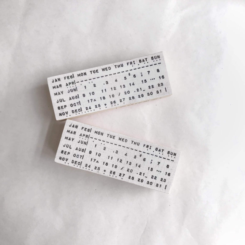 Roman Numerals Date Rubber Stamp – Sumthings of Mine