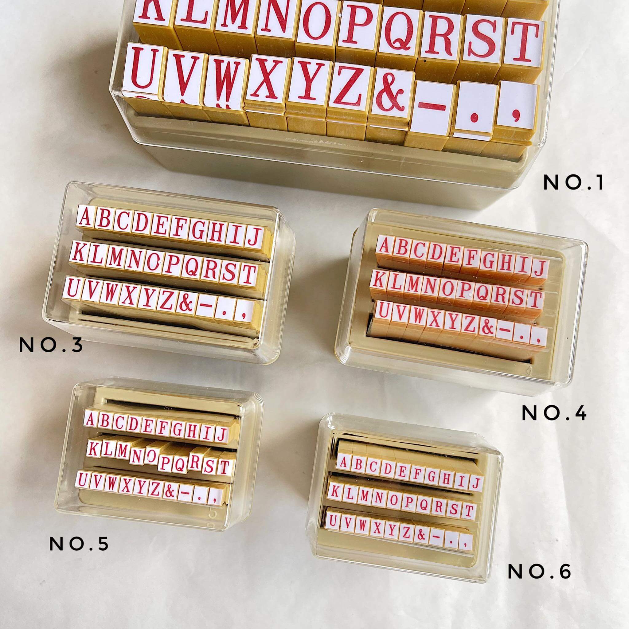  30 Pieces Mini Alphabet Rubber Stamps and Symbols for